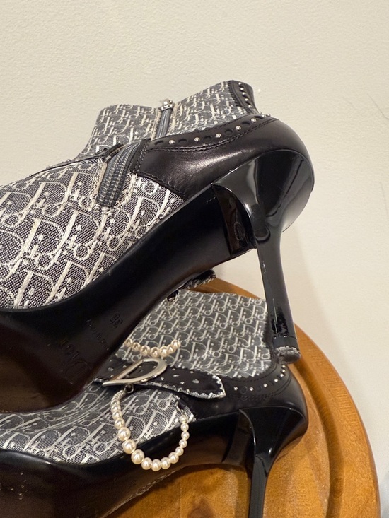 Christian Dior Vintage D-Trick Monogram Boots - Picture 7 of 10